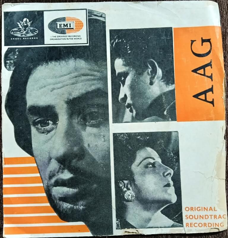 Aag (1948) Ram Ganguli Pre-Owned Odeon Vinyl, 7" EP Record
