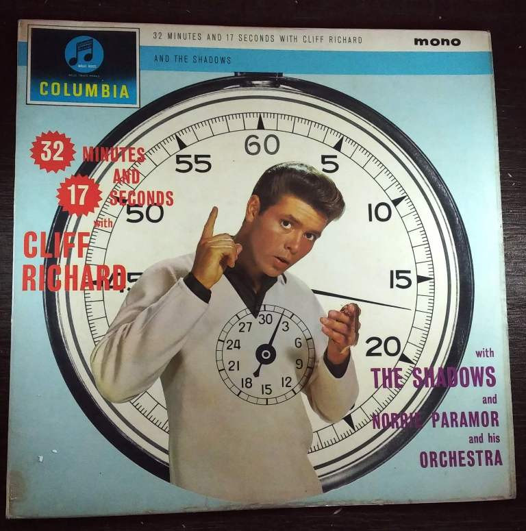 Cliff Richard And The Shadows And Norrie Paramor And His Orchestra – 32 Minutes And 17 Seconds With Cliff Richard (1962) Pre-Owned Vinyl Imported 12" LP Record