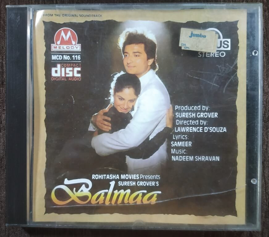 Balmaa (1993) Nadeem-Shravan Pre-Owned Melody-Venus Imported Audio CD