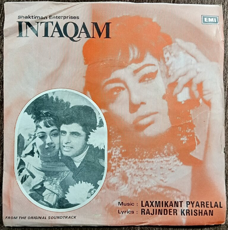 Intaqam (1969) Laxmikant-Pyarelal Pre-Owned Vinyl, 7" Odeon EP Record