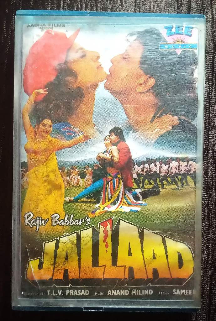 Jallaad (1995) Anand-Milind Pre-Owned Zee Music Audio Cassette