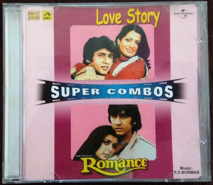 Super Combo Love Story (1980) R.D. Burman - Romance (1983) R.D. Burman Pre-Owned SAREGAMA, HMV, Universal Audio CD
