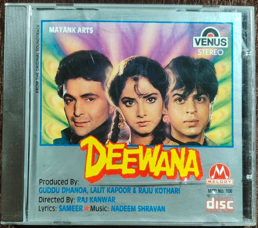 Deewana (1992) Nadeem-Shravan Pre-Owned Melody–Venus Imported Audio CD