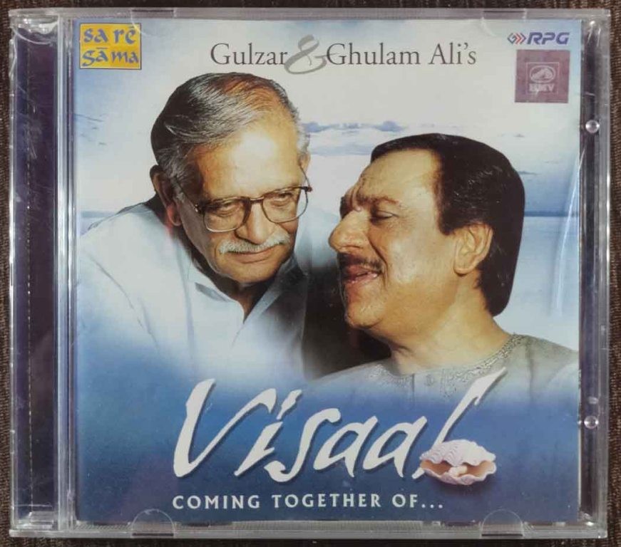 Gulzar & Ghulam Ali - Visaal Coming Together Of (2001) Ghulam Ali Pre-Owned SA RE GA MA, RPG Audio CD