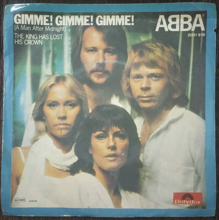 Abba - Gimme! Gimme! Gimme! (1979) Benny Andersson & Björn Ulvaeus Pre-Owned Vinyl, 7" Polydor SP Record