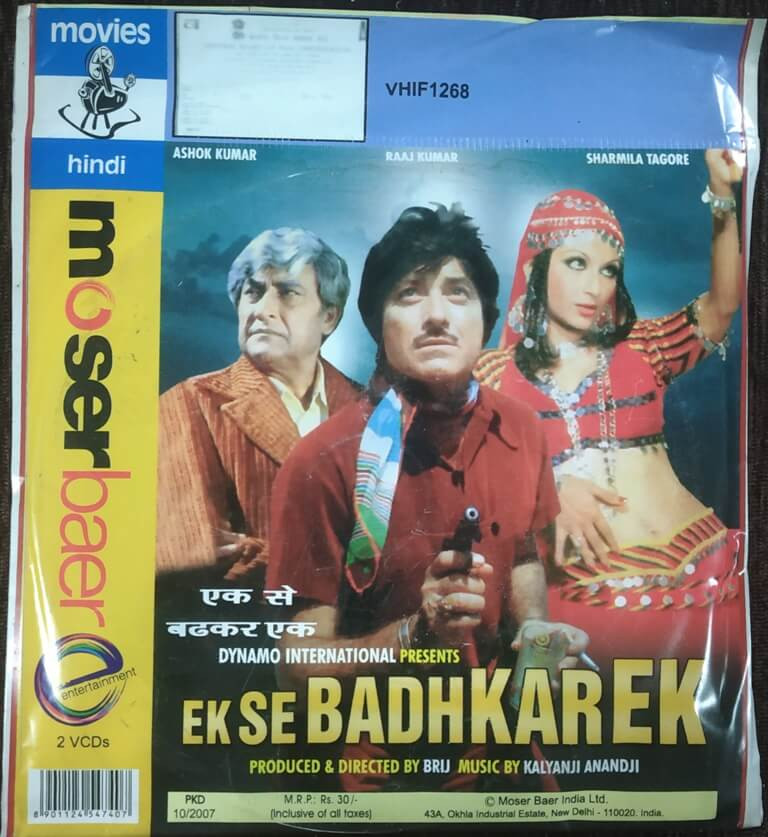Ek Se Badhkar Ek (1976)  Pre-Owned Moserbaer Video CD