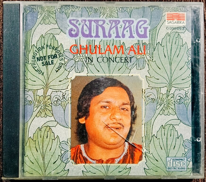 Ghulam Ali - Suraag (1997) Ghulam Ali In Concert Pre-Owned Sagarika Audio CD
