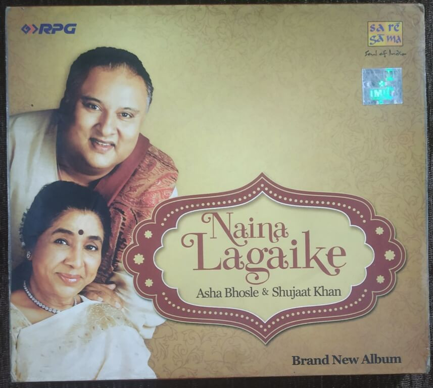 Asha Bhosle & Shujaat Khan -Naina Lagai Ke (2010) Asha Bhosle & Shujaat Khan Pre-Owned RPG Audio CD
