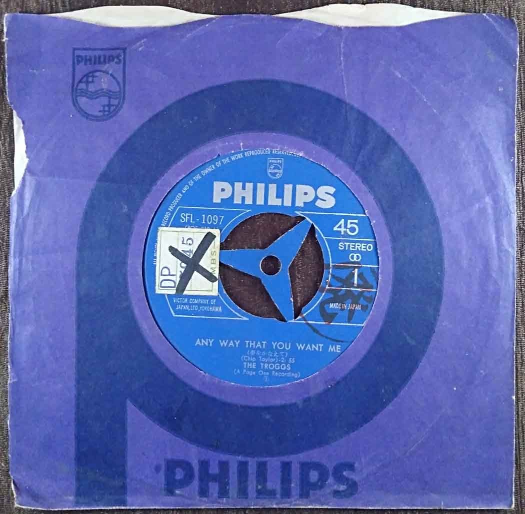 The Troggs - Any Way That You Want Me (1966) Rock Pre-Owned Vinyl, 7" Imported SP Record