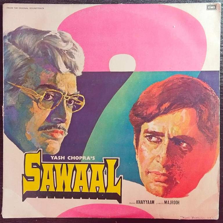 Sawaal (1982) Khayyam Pre-Owned Vinyl, 12" LP Record