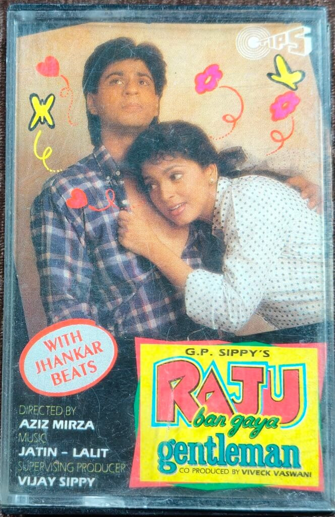 Raju Gentleman with Jhankar Beats (1992) Jatin-Lalit Pre-Owned Tips Audio Cassette