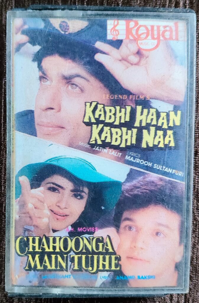 Kabhi Haan Kabhi Naa (1994) Jatin-Lalit / Chahoonga Main Tujhe (1993) Laxmikant-Pyarelal Pre-Owned Royal Music Audio Cassette