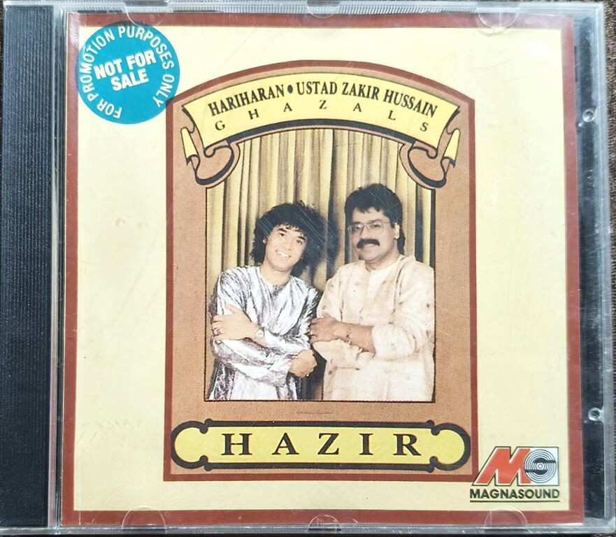Hariharan & Ustad Zakir Hussain – Hazir (1992) Hariharan Ghazal Music Album Pre-Owned Magnasound Audio CD