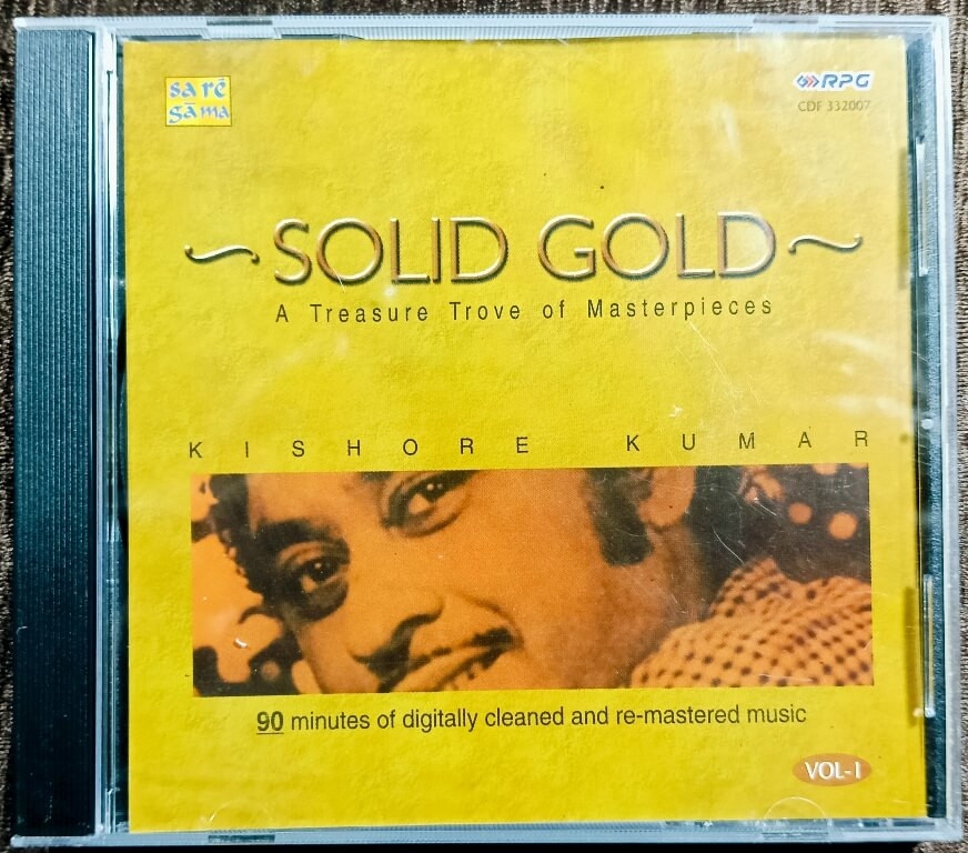 Kishore Kumar – SOLID GOLD: A Treasure Trove Of Masterpieces (2004) Bollywood OST Compilation Pre-Owned Saregama –  RPG Audio CD