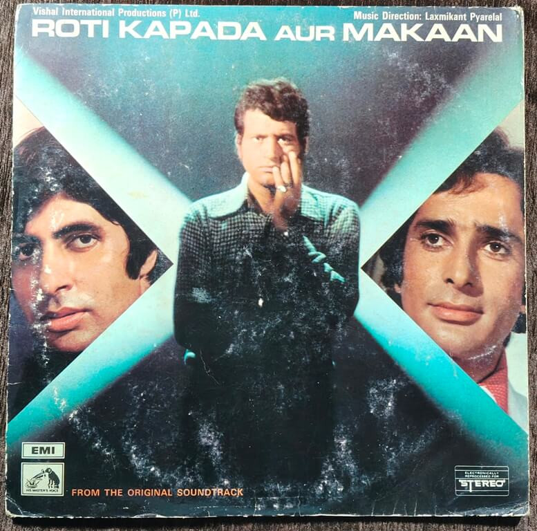 Roti Kapada Aur Makaan (1974) Music By Laxmikant-Pyarelal Pre-Owned Vinyl, 12" HMV LP Record