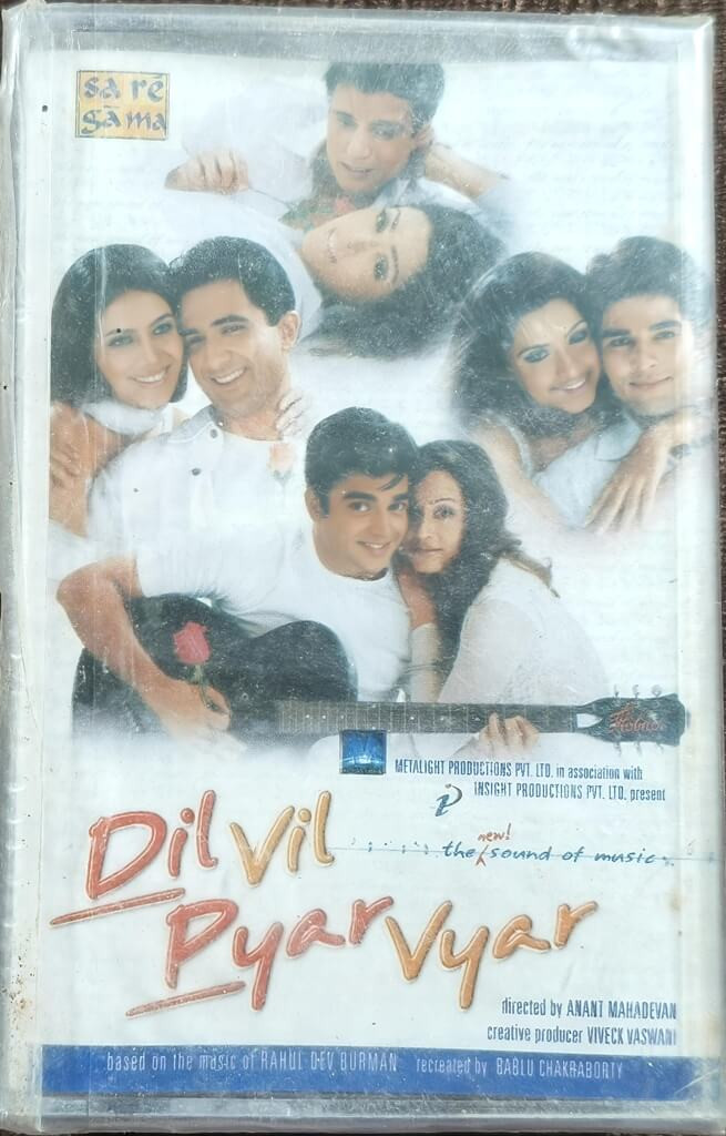 Dil Vil Pyar Vyar (2002) Babloo Chakravorty Pre-Owned Sa Re Ga Ma , RPG double Audio Cassette Set