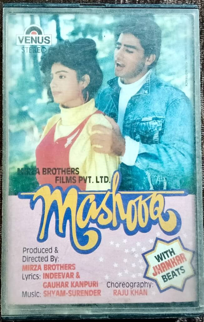 Mashooq (1992) Shyam-Surender (With Super Jhankar Beat) Pre-Owned VENUS Audio Cassette