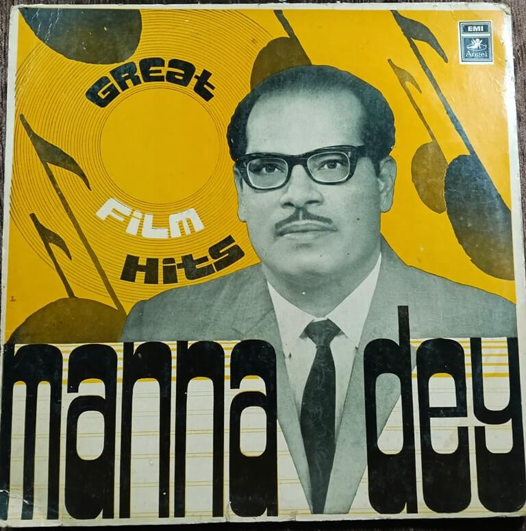 Manna Dey – Great Film Hits (1969) Compilation Pre-Owned Vinyl, 12" Odeon LP Record