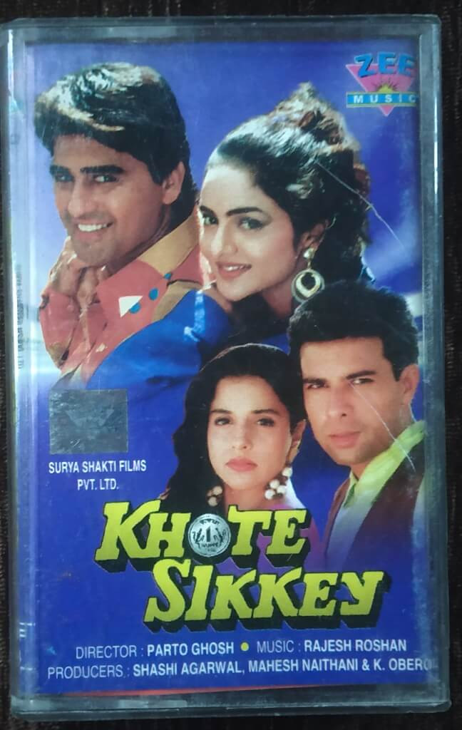Khote Sikkey (1998) Rajesh Roshan Pre-Owned Zee Music Audio Cassette