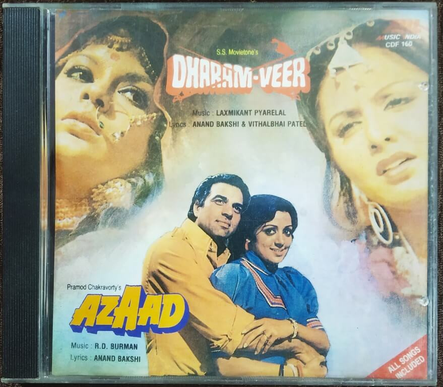 Dharam-Veer (1976) Laxmikant-Pyarelal / Azaad (1977) R.D. Burman Pre-Owned  Audio CD