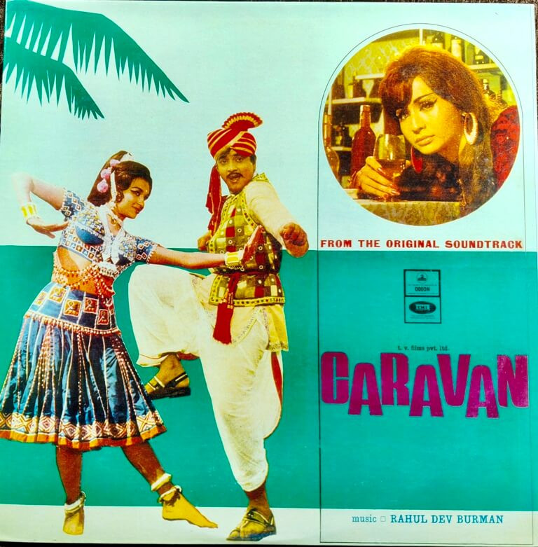Caravan (1971) Rahul Dev Burman Pre-Owned Vinyl, 12" Double Ring Odeon Edition LP Record