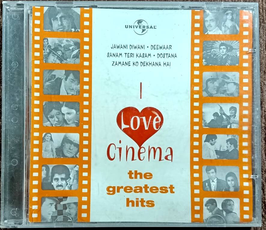 I Love Cinema - The Greatest Hits (2001) Bollywood OST Compilation Pre-Owned Universal Audio CD