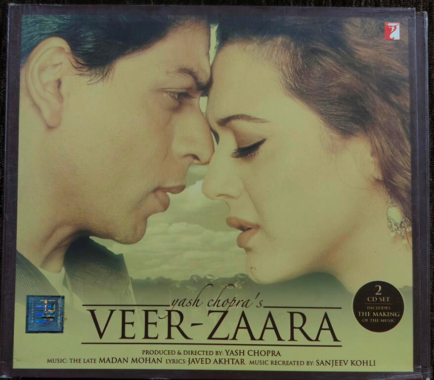 Veer Zaara (2005) The Late Madan Mohan Pre-Owned Yash Raj Music Double Audio CD