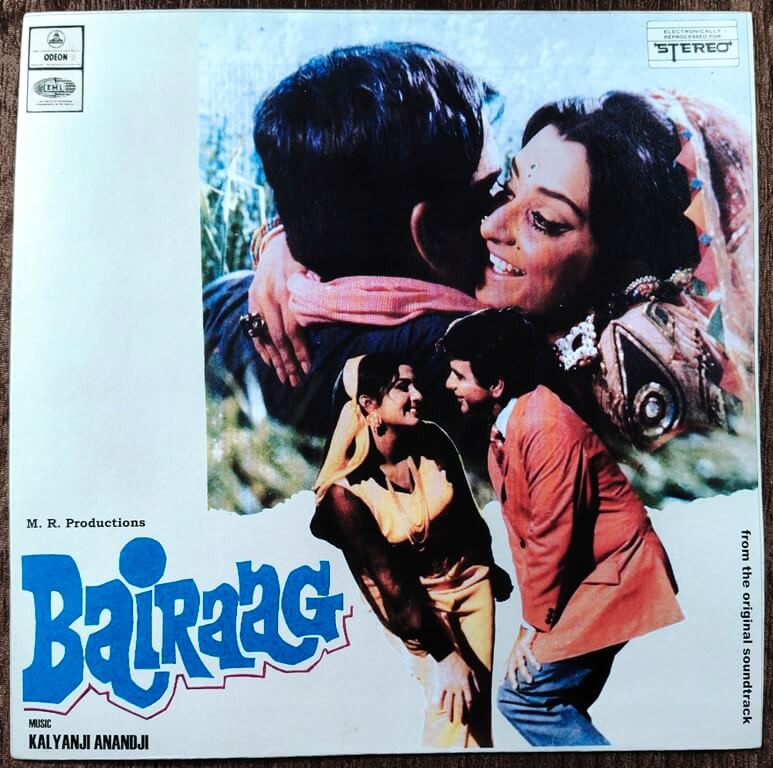 Bairaag (1976) Kalyanji-Anandji Pre-Owned Odeon Vinyl, 12" LP Record Remade Jacket