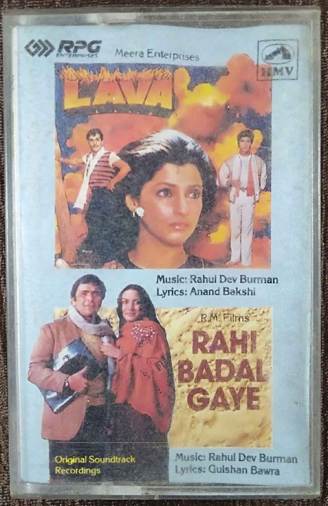 Lava (1984) Rahul Dev Burman / Rahi Badal Gaye (1984) Rahul Dev Burman Pre-Owned HMV, RPG Audio Cassette