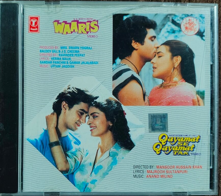 Qayamat Se Qayamat Tak (1989) Anand-Milind / Waaris (1988) Uttam-Jagdish Pre-Owned T-Series Steel Edition Audio CD