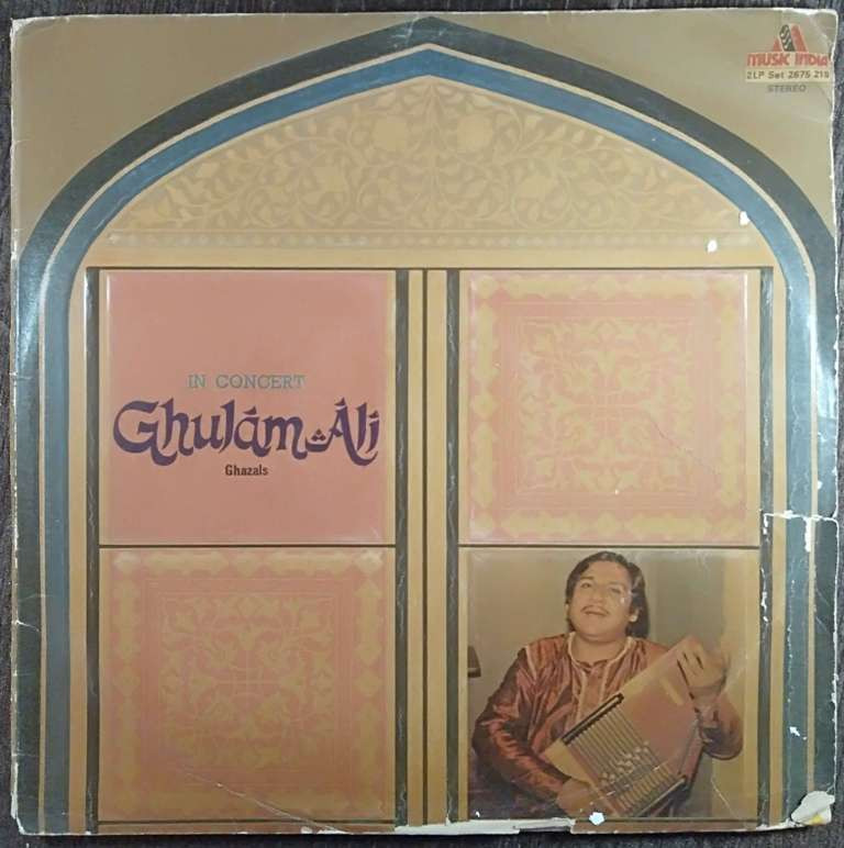 Ghulam Ali - In Concert Ghazals (1981) Ghulam Ali Pre-Owned Vinyl, 12" Double LP Record