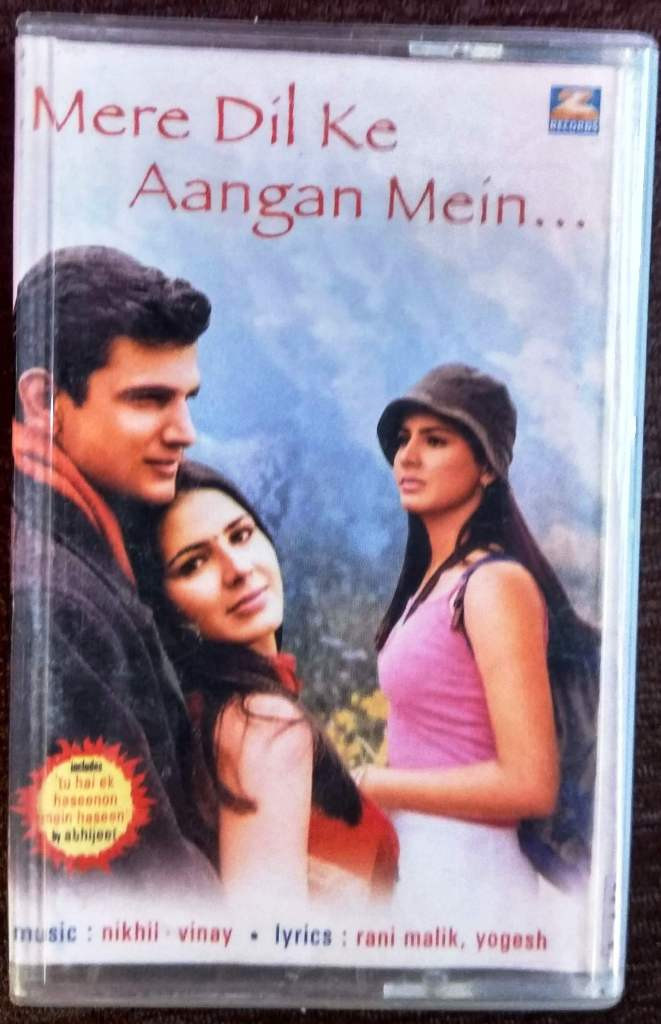 Mere Dil Ke Aangan Mein (2002) Nikhil-Vinay Pre-Owned Z Records Audio Cassette