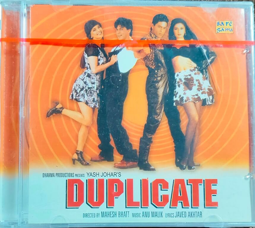 Duplicate (1998) Anu Malik Bollywood OST Title Pre-Owned His Master's Voice Audio CD