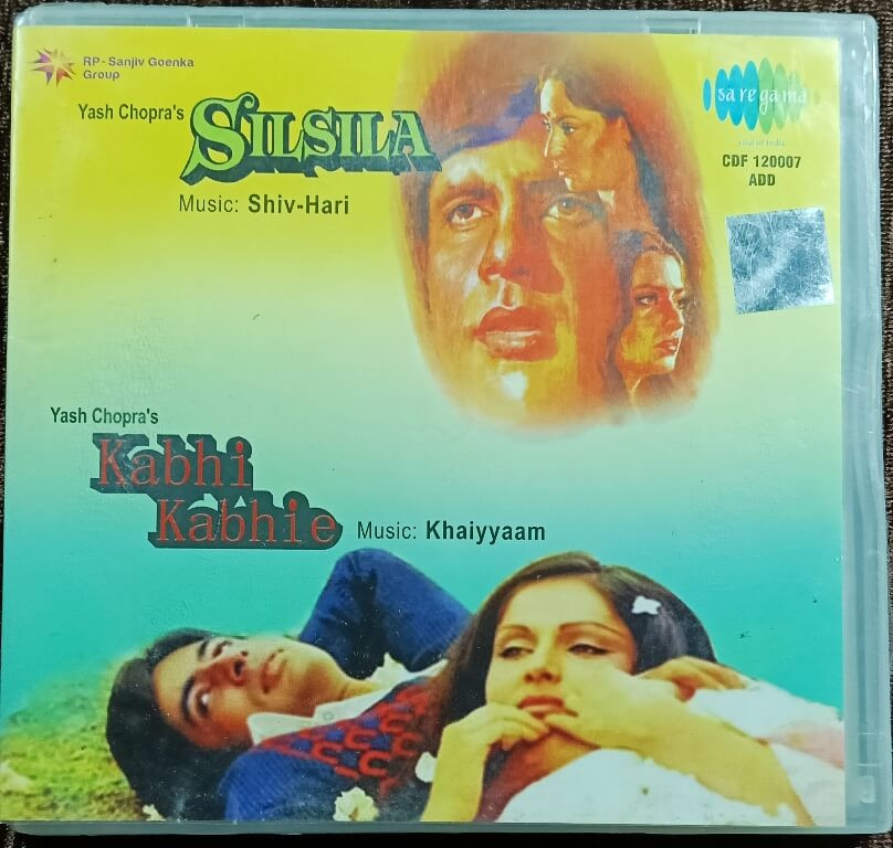 Silsila (1996) Shiv-Hari / Kabhi Kabhie (1975) Khaiyyaam Pre-Owned RPG Audio CD