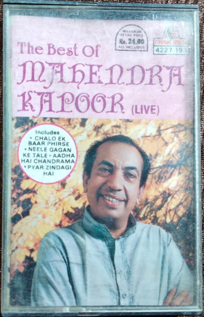Mahendra Kapoor – The Best of Mahendra Kapoor (Live) (1987) Hindi OST Compilation Pre-Owned Music India Audio Cassette