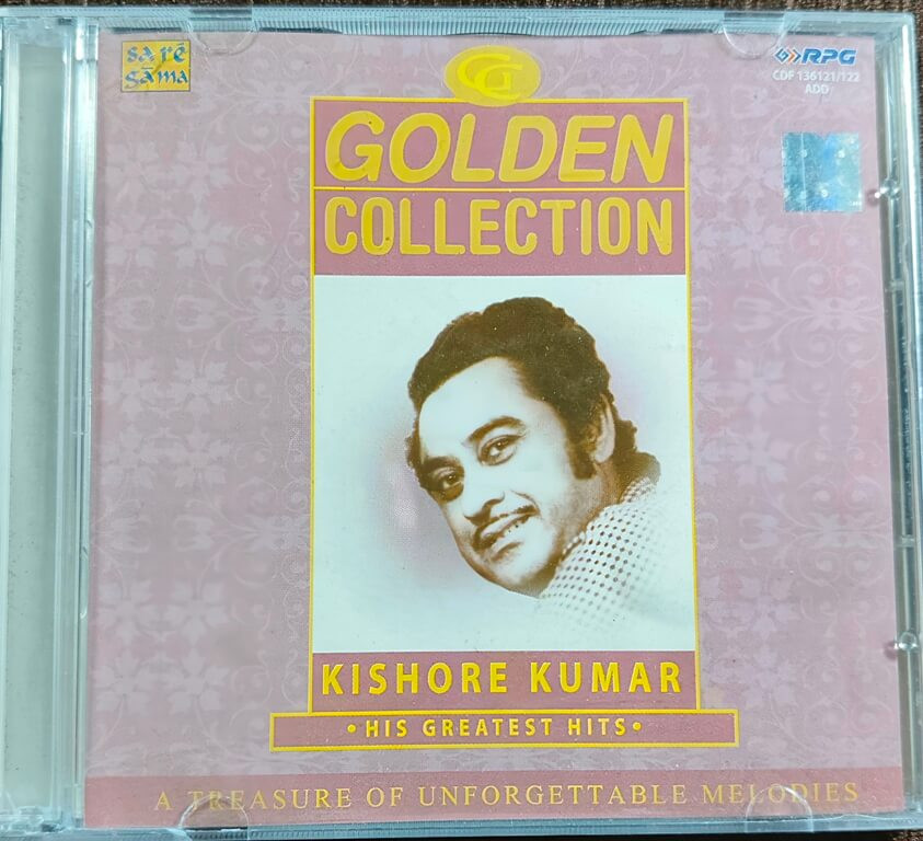 Kishore Kumar – Golden Collection - Greatest Hits - A Treasure of Unforgettable Melodies (2005) Bollywood OST Compilation Pre-Owned Saregama – RPG Double Audio CD Set