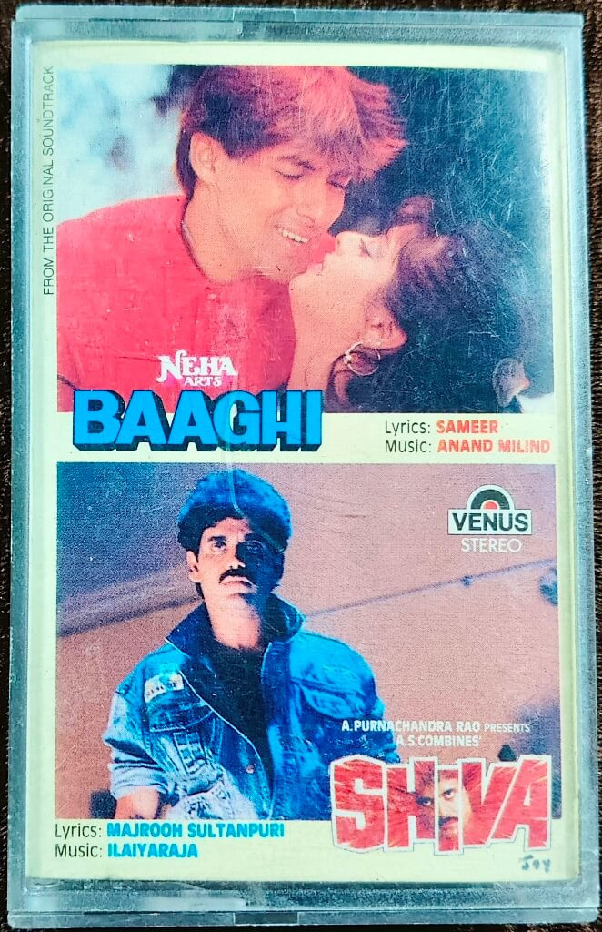 Baaghi (1990) Anand-Milind / Shiva (1990) Ilaiyaraja Pre-Owned Venus Audio Cassette