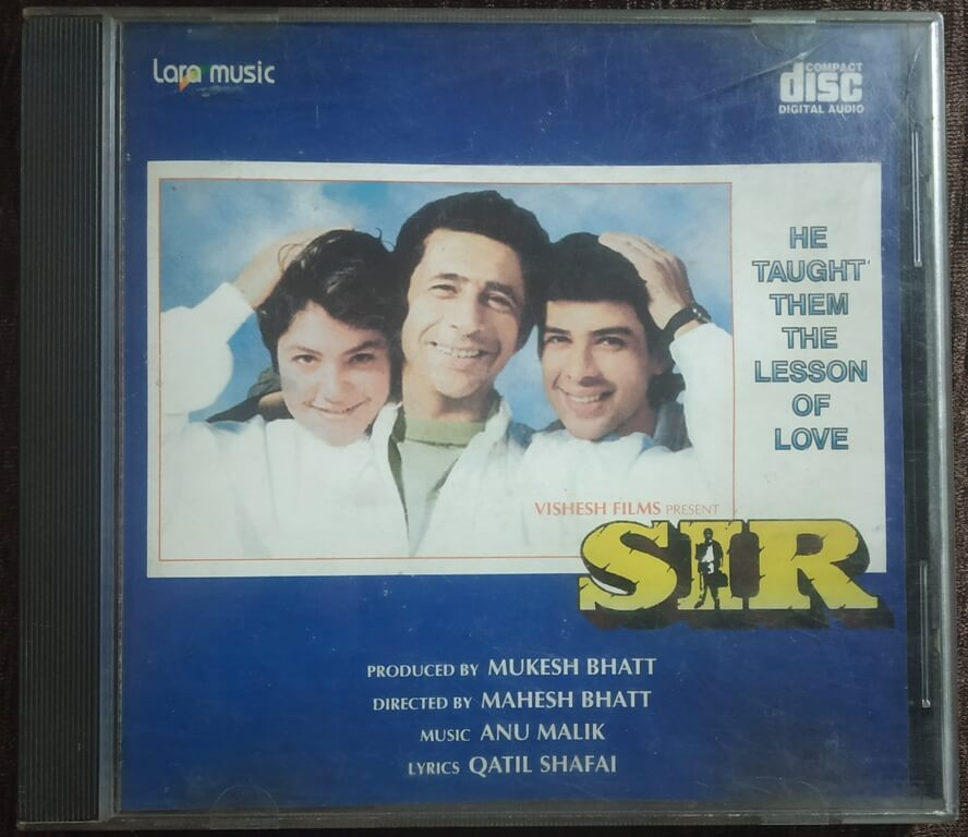Sir (1992) Anu Malik Pre-Owned Lara Music Audio CD