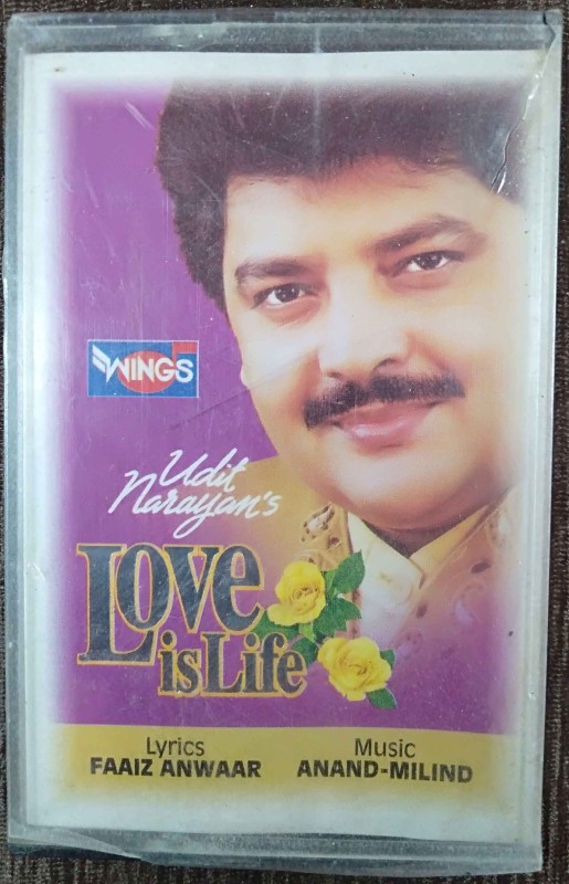 Udit Narayan - Love Is Life (1998) Anand-Milind Pre-Owned Wings Music Audio Cassette