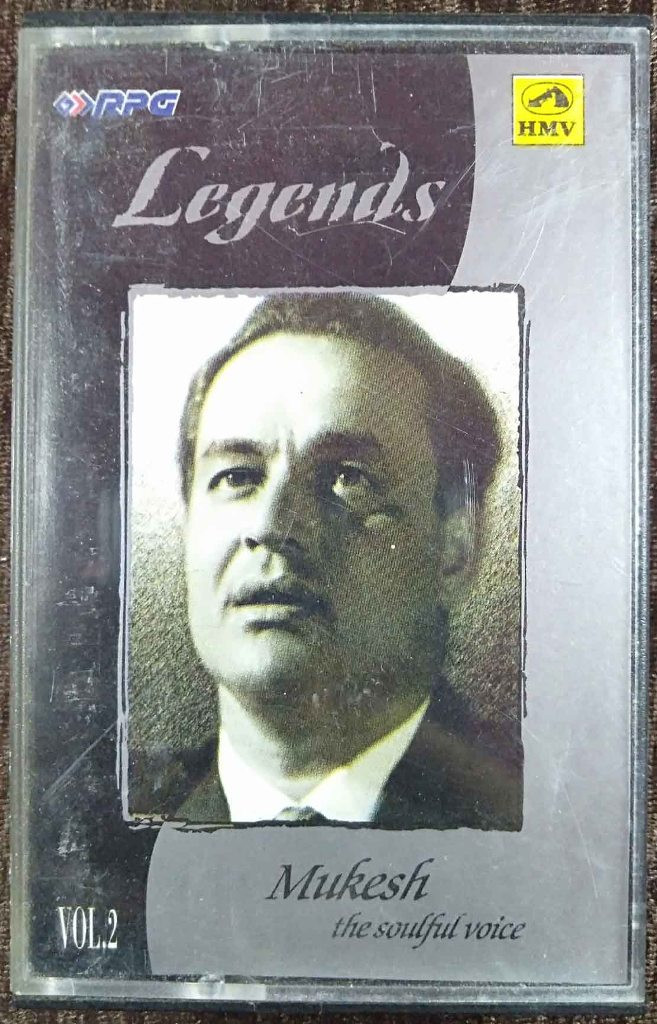Mukesh - Legends - The Soulful Voice Vol 2 (1999) Compilation Pre-Owned HMV, RPG Audio Cassette