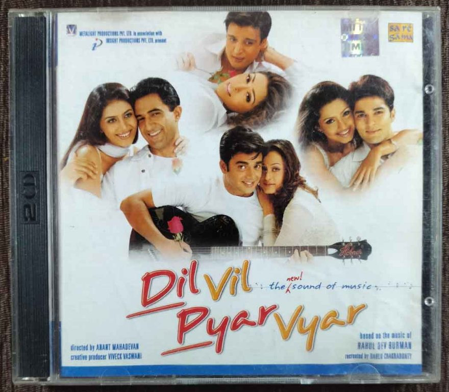 Dil Vil Pyar Vyar (2002) Rahul Dev Burman & Recreated By Bablu Chakravorty Pre-Owned SA RE GA MA, RPG Double Audio CD