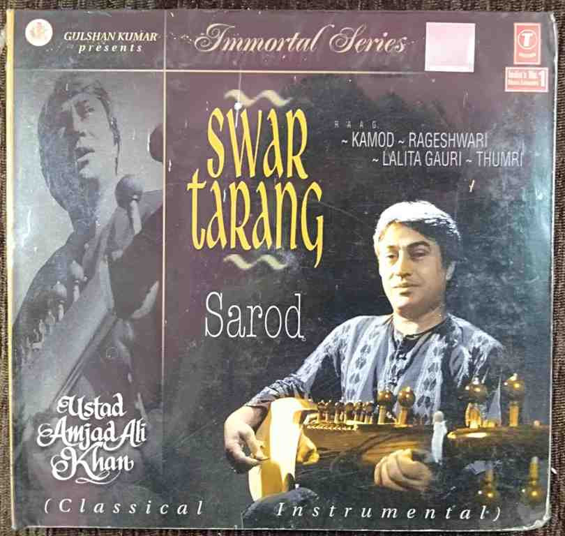 Ustad Amjaz Ali Khan - Swar Tarang (1990) Ustad Amjaz Ali Khan Pre-Owned T-Series Audio CD