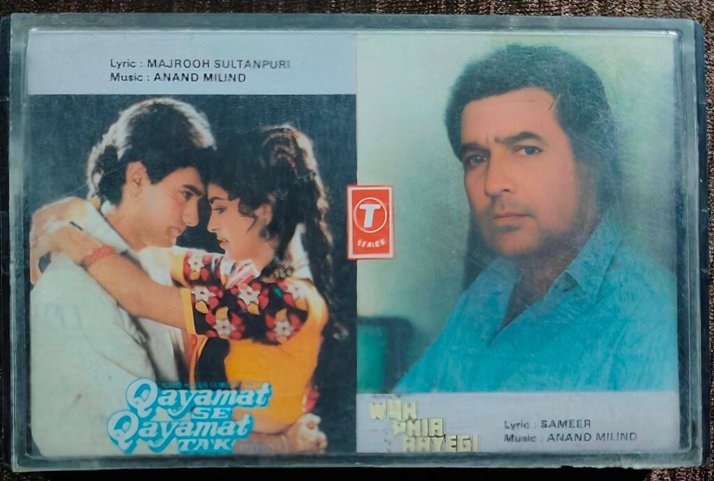 Woh Phir Ayegi (1988) Anand-Milind / Qayamat Se Qayamat Tak (1988) Anand-Milind Pre-Owned T-Series Audio Cassette