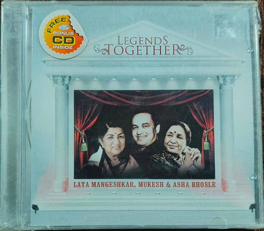 Lata Mangeshkar, Mukesh & Asha Bhosle – Legends Together (2008) Music By – Jaidev Music Album Pre-Owned Crescendo - HOM Records Audio CD