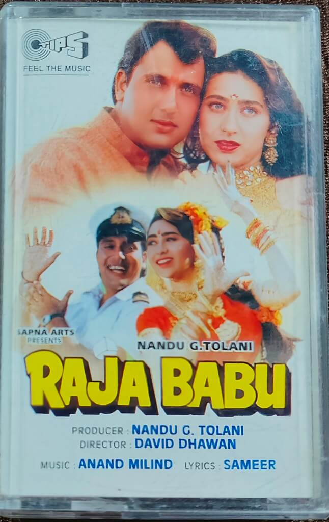Raja Babu (1994) Anand-Milind Pre-Owned Tips Audio Cassette