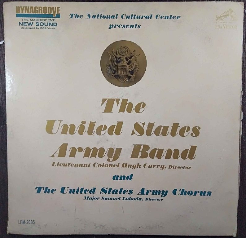 The United States Army Band And The United States Army Chorus (1963) Album Pre-Owned Vinyl, 12" LP Record
