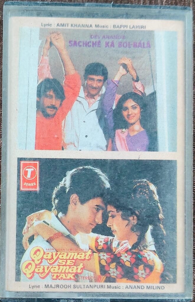 Sachche Ka Bol-Bala (1988) Bappi Lahiri / Qayamat Se Qayamat Tak (1988) Anand-Milind Pre-Owned T-Series Audio Cassette