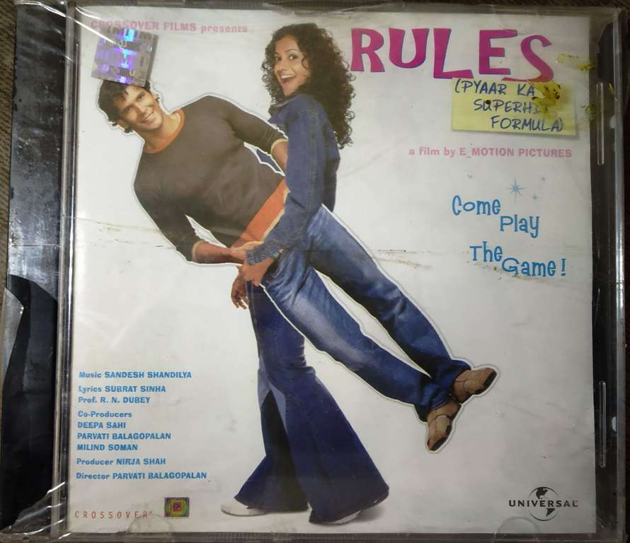 Rules : Pyaar Ka Superhit Formula (2003) Sandesh Shandilya - Pre-Owned Universal Audio CD