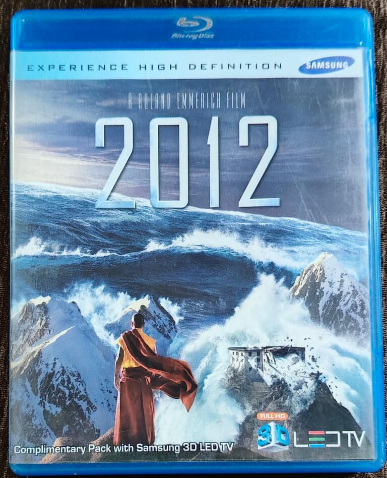 2012 (2012) Roland Emmerich Pre-Owned Sony Picture Blu Ray 3D