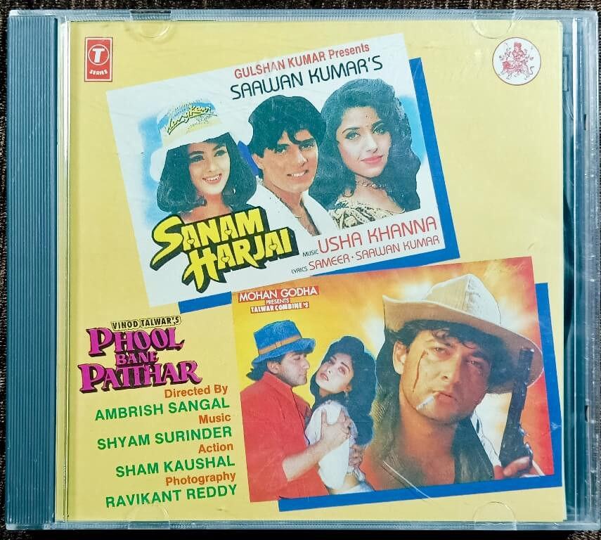 Sanam Harjai (1995) Usha Khanna - Phool Bane Patthar (1995) Shyam Surinder Pre-Owned T-Series Audio CD